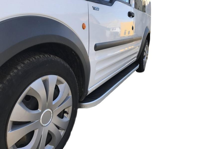 Купить Боковые пороги Tayga (2 шт., алюминий) Макси база для Ford Connect 2010-2013 гг