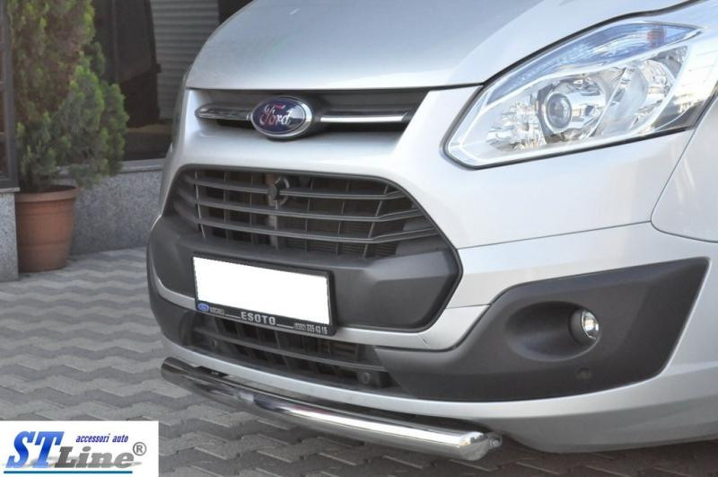 Купить Передняя защита ST008 (нерж.) 60 мм для Ford Custom 2013-2022 гг
