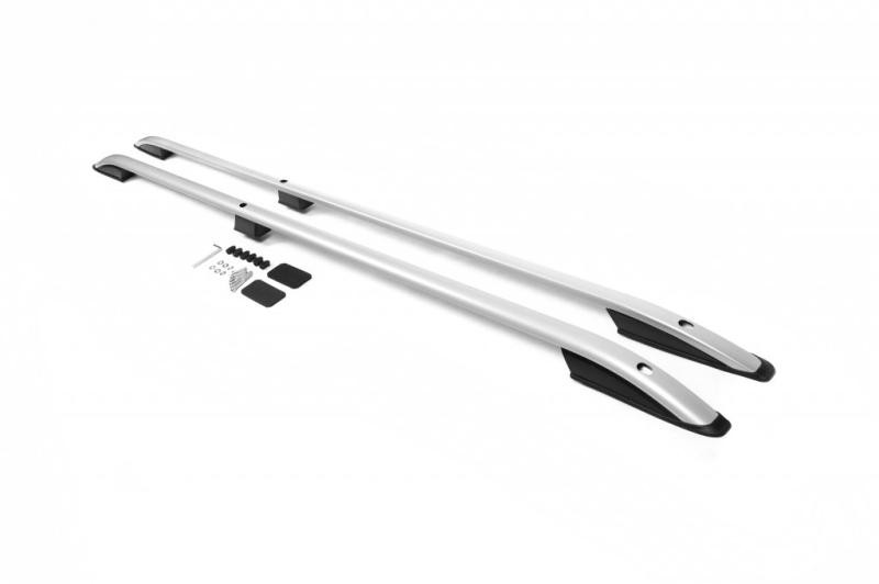 Купить Рейлинги Skyport (2 шт, серый мат) Короткая база для Ford Custom 2013-2022 гг