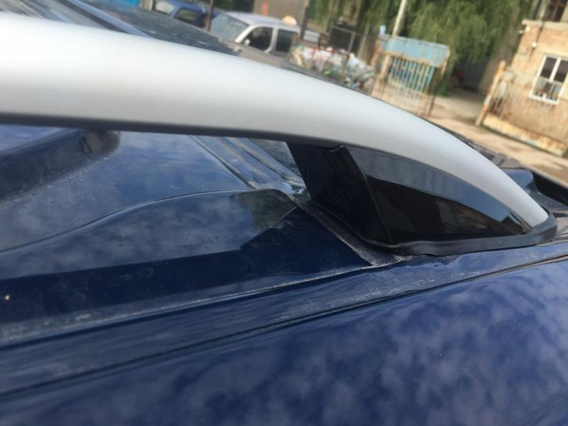 Купить Рейлинги Skyport (2 шт, серый мат) Короткая база для Ford Custom 2013-2022 гг