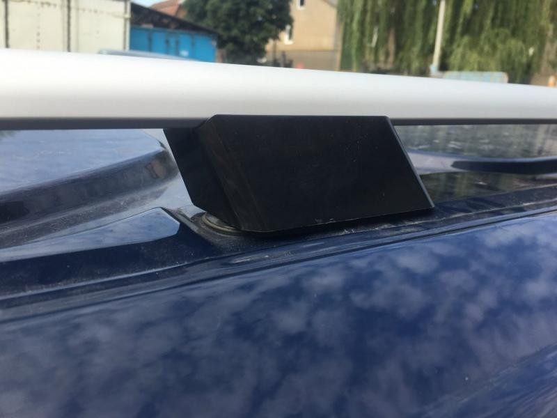 Купити Рейлінги Skyport (2 шт, сірий мат) Довга база для Ford Custom 2013-2022 рр