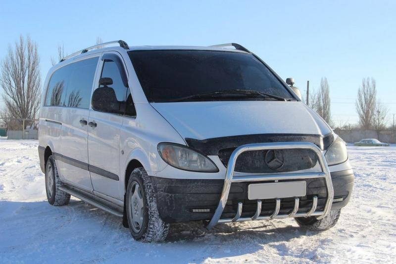Купить Кенгурятник XL-WT025 (нерж.) для Mercedes Vito W639 2004-2014 гг