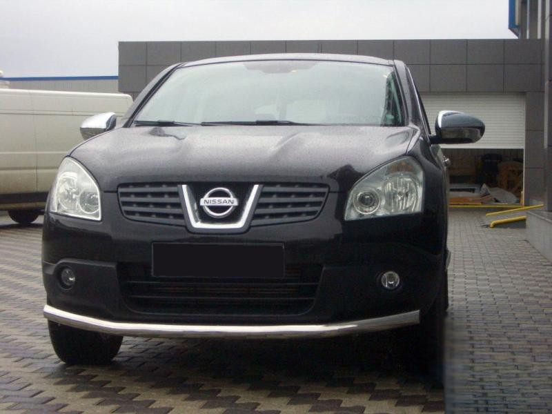Купить Передний ус ST008 (нерж) 51 мм для Nissan Qashqai 2007-2010 гг