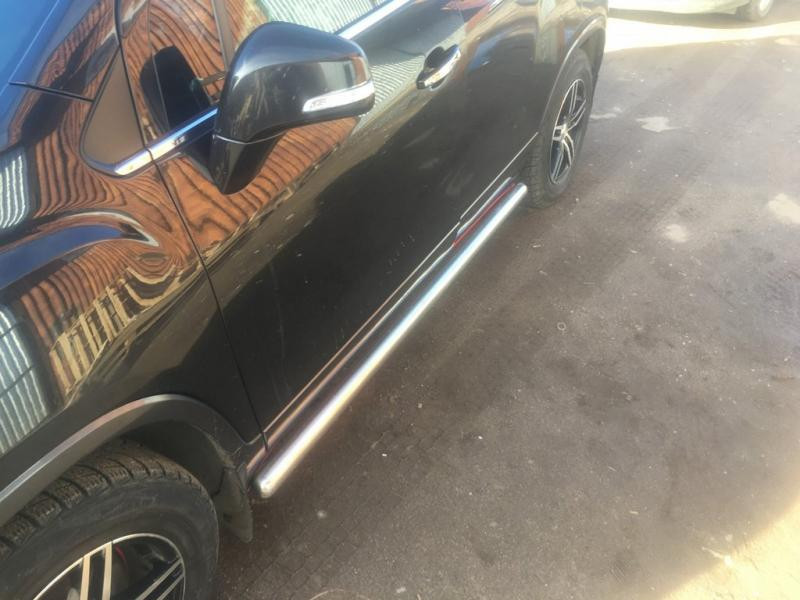 Купити Бічні труби BB001 (2 шт., нерж) 60 мм для Opel Mokka 2012-2021 рр