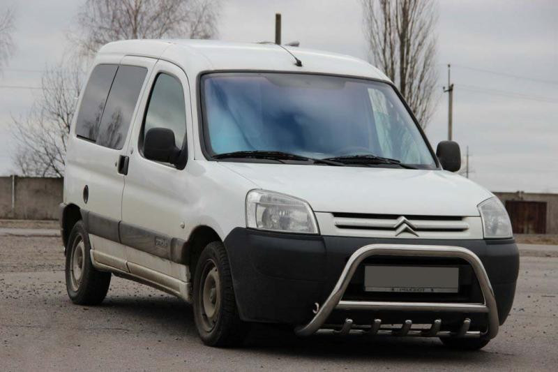 Купить Кенгурятник WT003 (нерж.) 51 мм для Peugeot Partner 1996-2008 гг