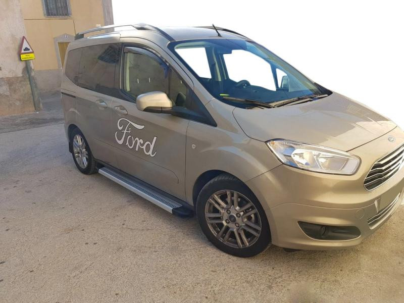 Купить Боковые пороги Maya V2 (2 шт., алюминий) для Ford Courier 2014-2023 гг