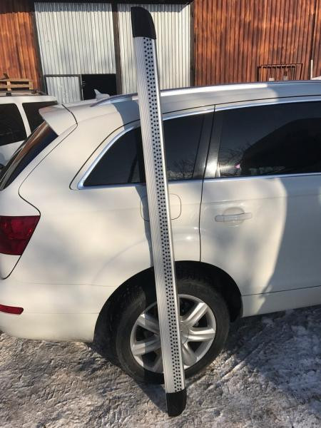 Купить Боковые пороги Maya V2 (2 шт., алюминий) для Mazda CX-3 2015- гг