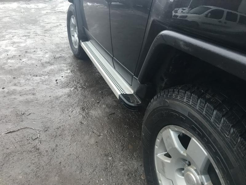 Купить Боковые пороги Maya V2 (2 шт., алюминий) для Toyota FJ Cruiser