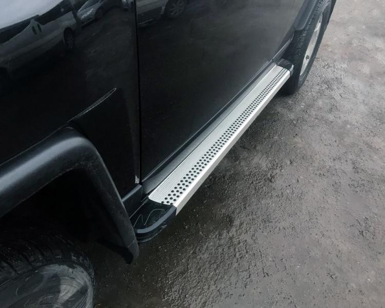 Купить Боковые пороги Maya V2 (2 шт., алюминий) для Toyota FJ Cruiser