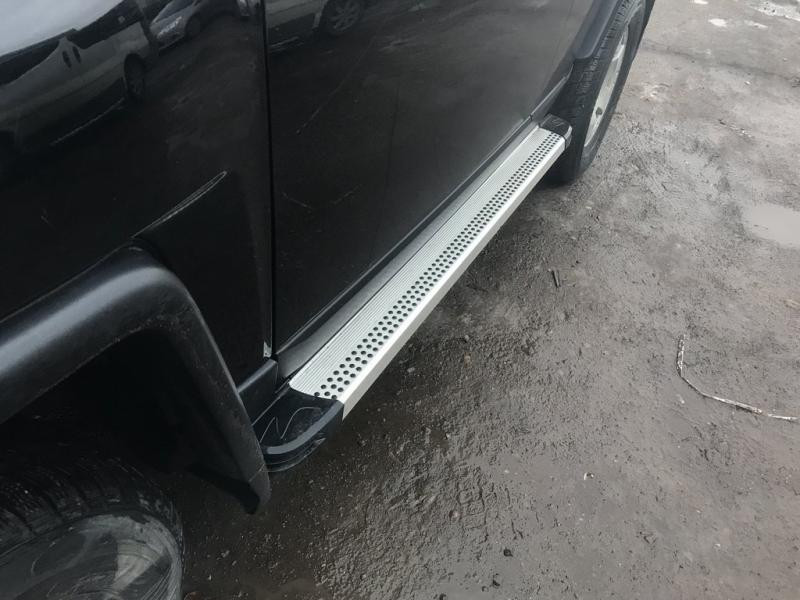 Купить Боковые пороги Maya V2 (2 шт., алюминий) для Toyota FJ Cruiser