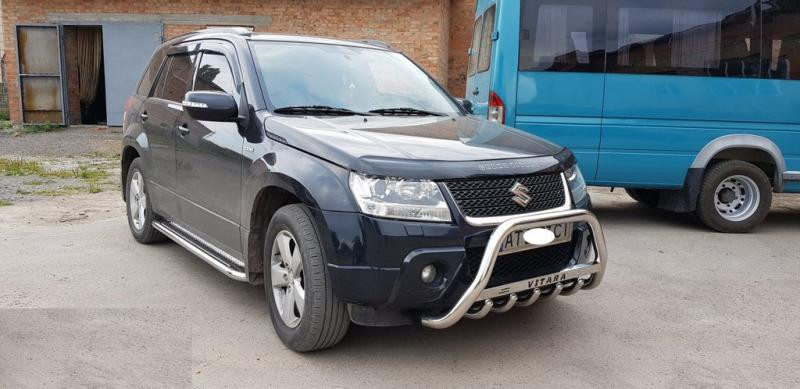 Купити Бокові пороги Premium (2 шт, нерж) 60 мм для Suzuki Grand Vitara 2005-2017 рр
