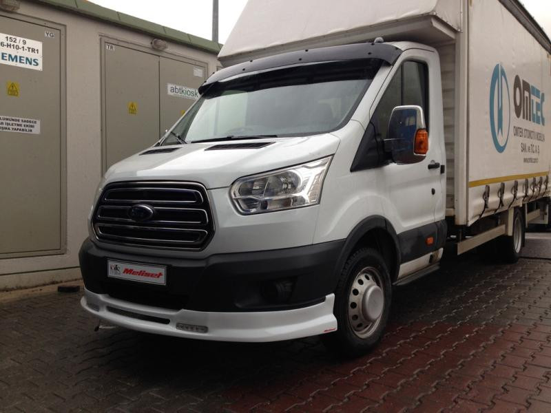 Купити Накладка на передній бампер Ince (2014-2019, під фарбування) для Ford Transit 2014- рр