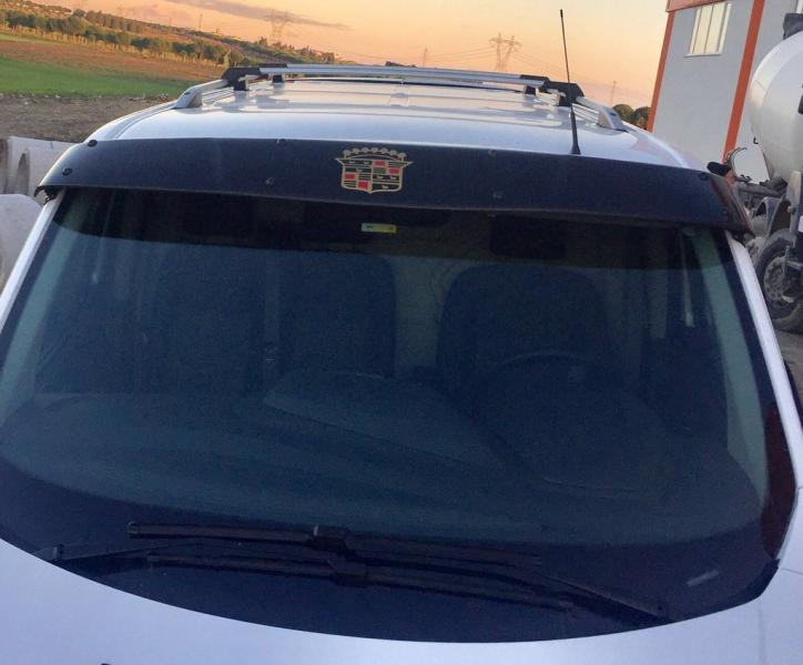 Купить Козырек на лобовое стекло (на кронштейнах) для Ford Custom 2013-2022 гг