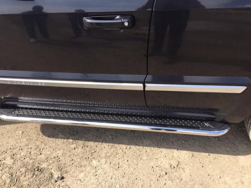 Купить Боковые пороги Maydos V2 (2 шт, нерж) для Jeep Grand Cherokee WK 2004-2010 гг