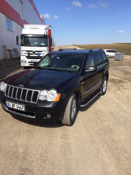 Купить Боковые пороги Maydos V2 (2 шт, нерж) для Jeep Grand Cherokee WK 2004-2010 гг