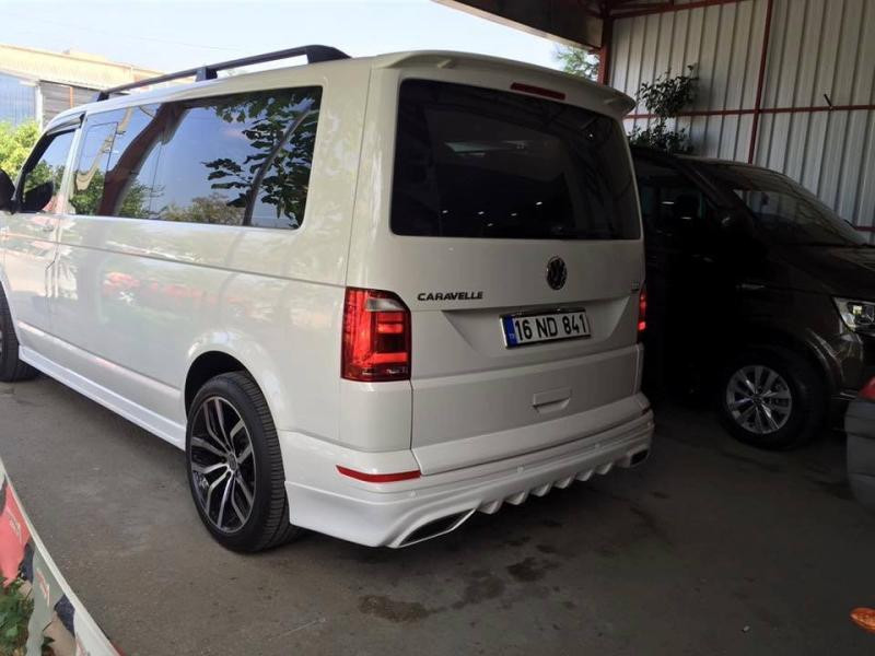 Купити Накладка на задній бампер AMG-style (під фарбування) для Volkswagen T6