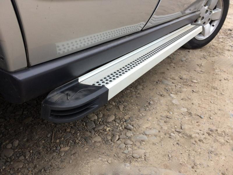 Купить Боковые пороги Maya V2 (2 шт., алюминий) для Jeep Grand Cherokee WK 2004-2010 гг