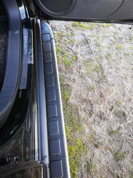 Купить Боковые пороги Duru (2 шт., алюминий) для Jeep Compass 2006-2016 гг