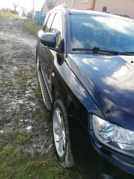 Купить Боковые пороги Duru (2 шт., алюминий) для Jeep Compass 2006-2016 гг