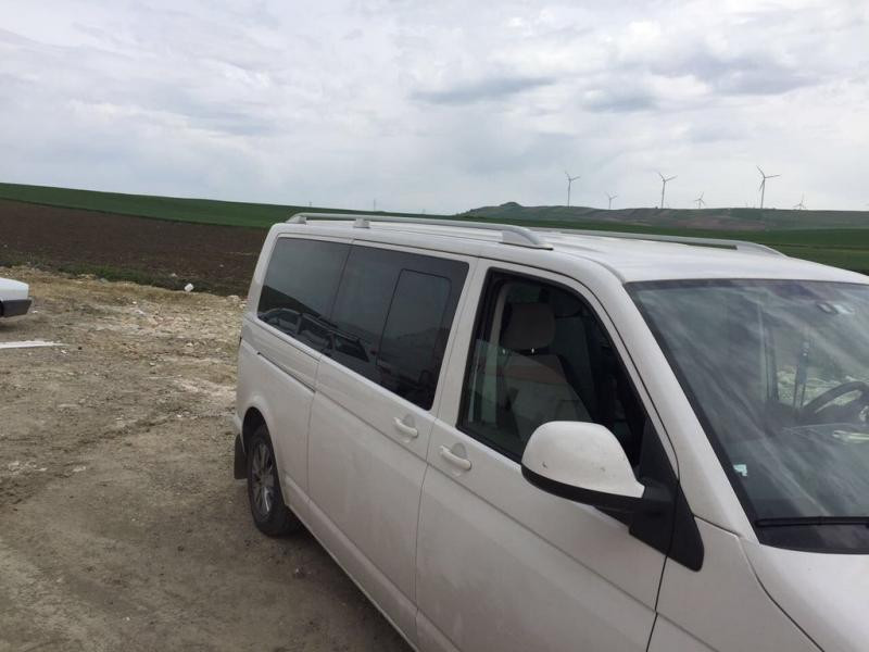 Купить Рейлинги Skyport (белые) Длинная база для Volkswagen T6