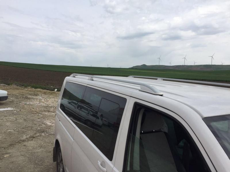 Купить Рейлинги Skyport (белые) Длинная база для Volkswagen T6