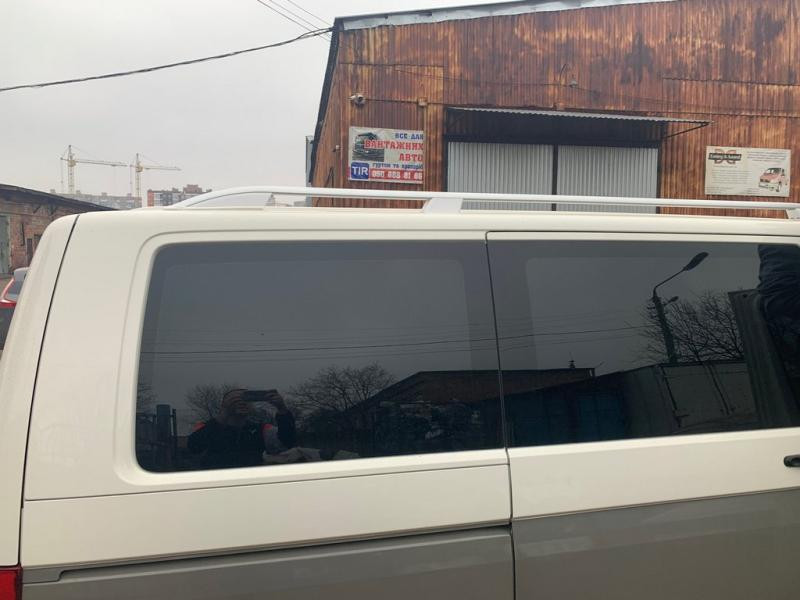 Купить Рейлинги Skyport (белые) Длинная база для Volkswagen T6