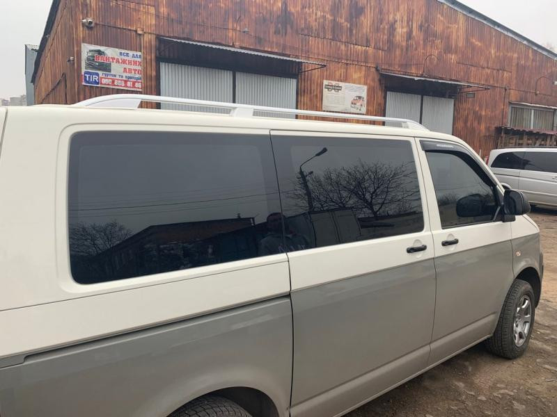 Купить Рейлинги Skyport (белые) Длинная база для Volkswagen T6