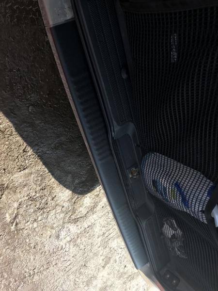 Купить Накладка на задний бампер с загибом (DDU, пластик) Глянцевая для Mercedes Vito W639 2004-2014 гг