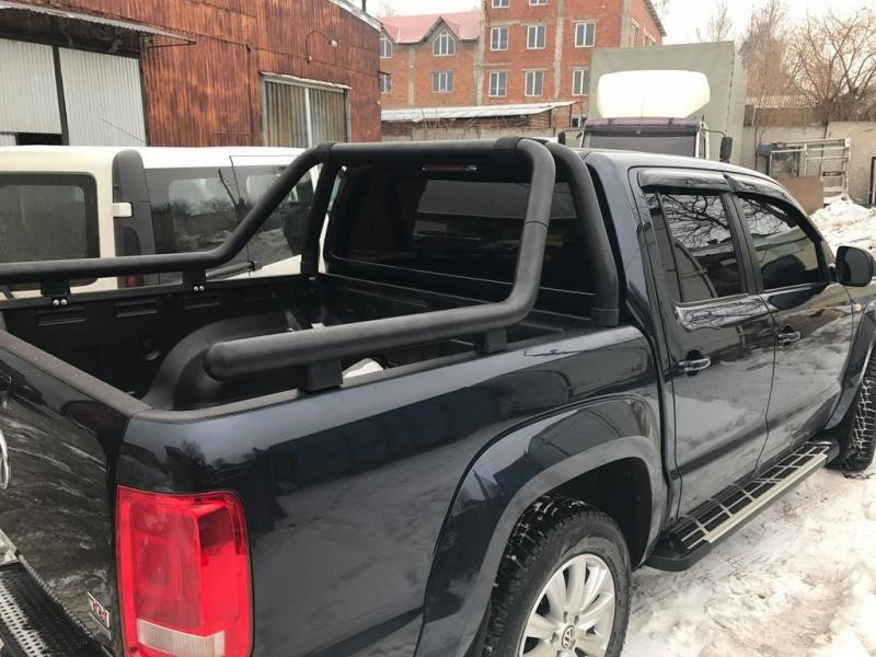 Купити Дуга на кузов (чорна) 76мм для Volkswagen Amarok 2010-2022 рр