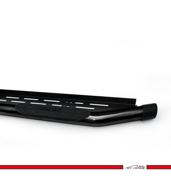 Купити Бокові пороги Almazon Black 76mm (2 шт., метал) для Mercedes X class