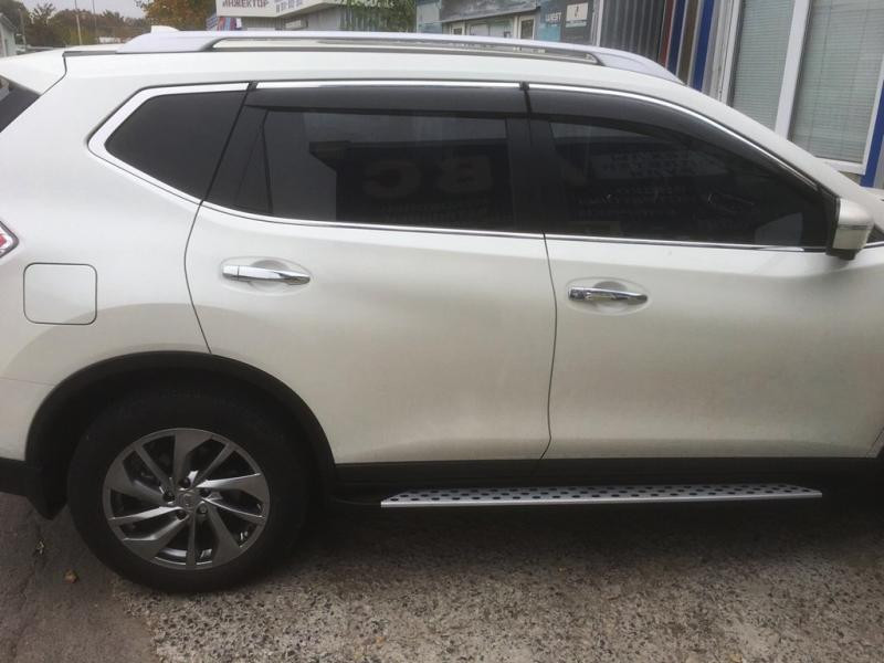 Купить Боковые пороги OEM V1 (A-тип) для Nissan X-trail T32/Rogue 2014-2021 гг