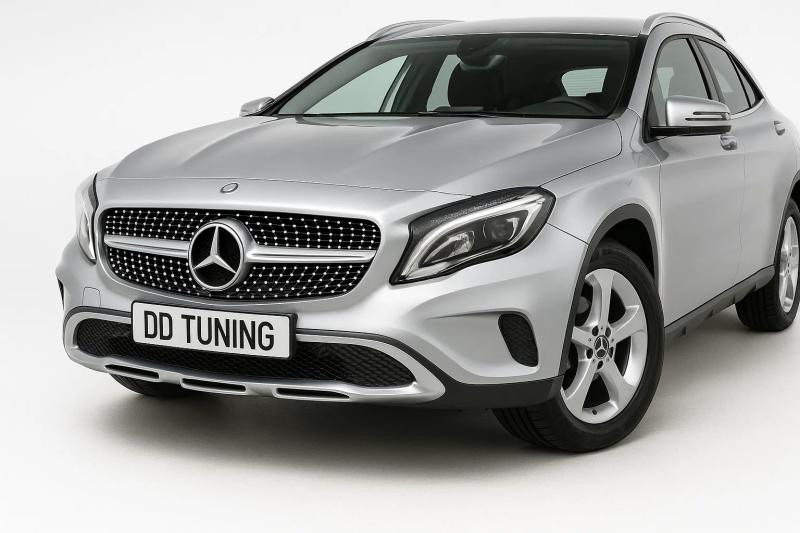 Купить Передняя решетка Diamond Silver (2014-2016) для Mercedes GLA X156