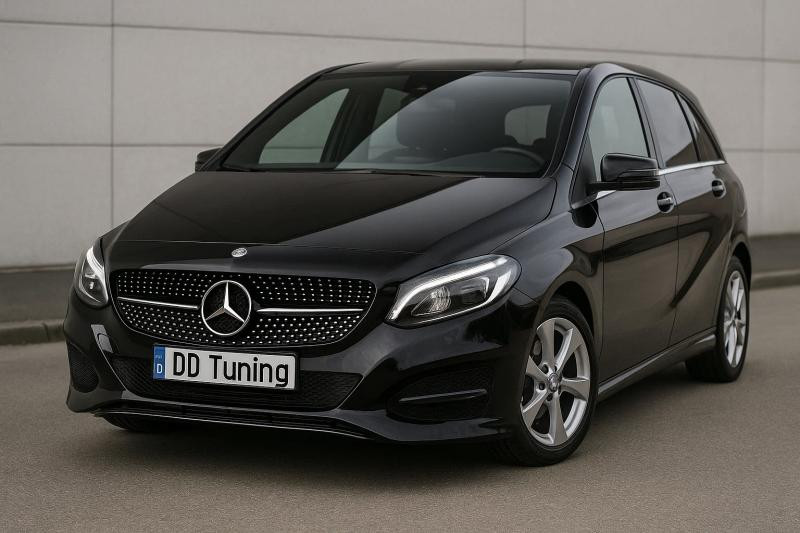 Купить Передняя решетка Diamond Black (2015-2018) для Mercedes B-class W246