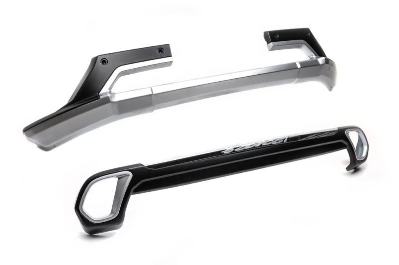 Купить Передняя и задняя накладки (2 шт., 2015-2018) для Mitsubishi Outlander