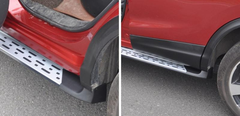 Купить Боковые пороги Оригинал V1 (2 шт) для Nissan Qashqai/Rogue Sport 2014-2021 гг