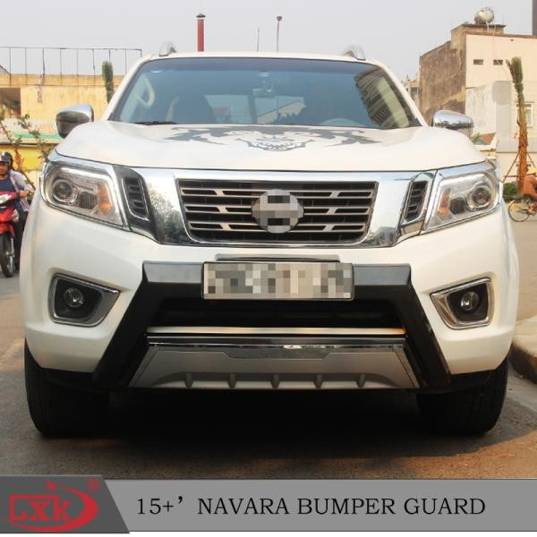 Купить Диффузор на передний бампер (пластик) для Nissan Navara/NP300 2016- гг