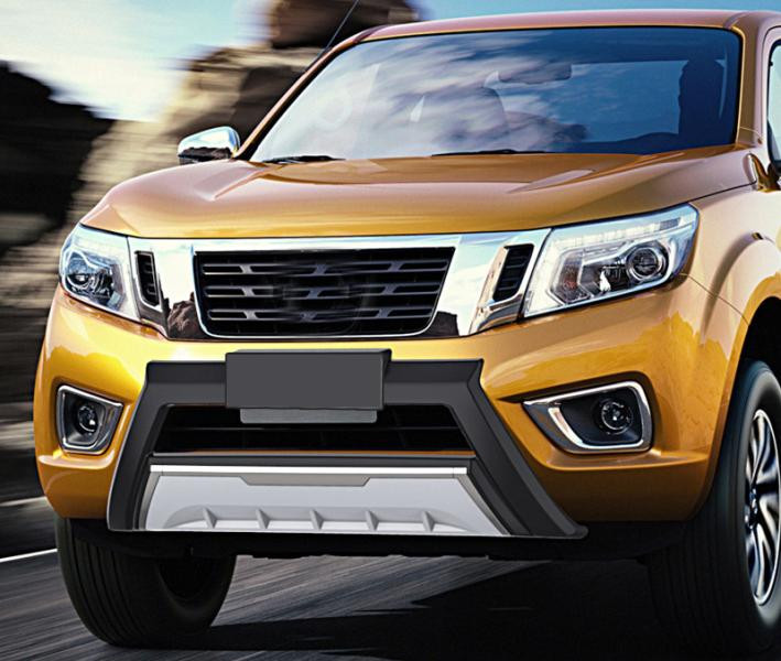Купить Диффузор на передний бампер (пластик) для Nissan Navara/NP300 2016- гг