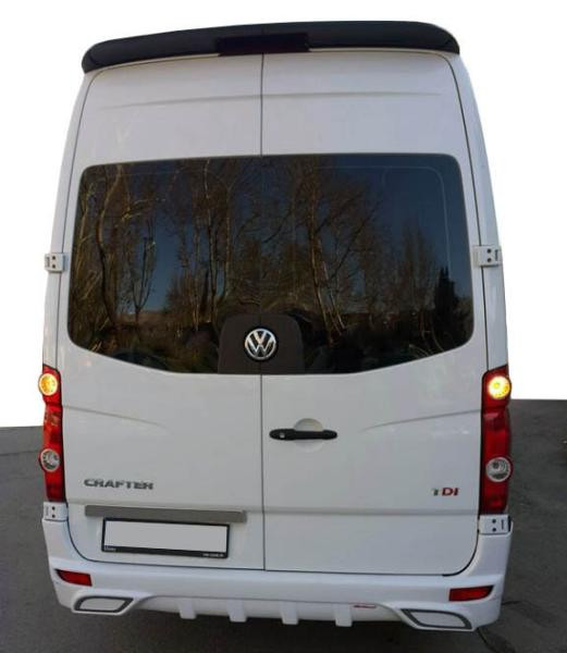 Купити Накладка на задній бампер V2 (під фарбування) для Volkswagen Crafter 2006-2016 рр