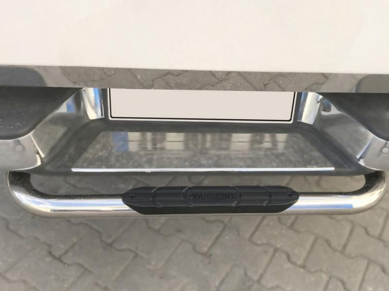 Купить Задняя защита Omsa (нерж) 70 мм для Nissan Navara/NP300 2016- гг