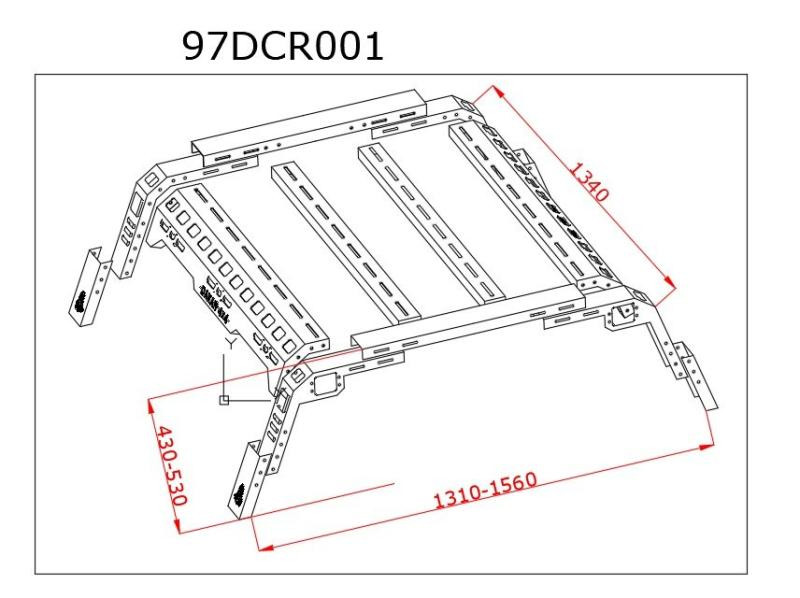 Купити Ролбар Bed Rack для Ford F-150 2014- рр
