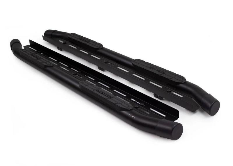 Купить Боковые пороги Amazon Black (2 шт, черные) для Volkswagen Amarok 2022- гг