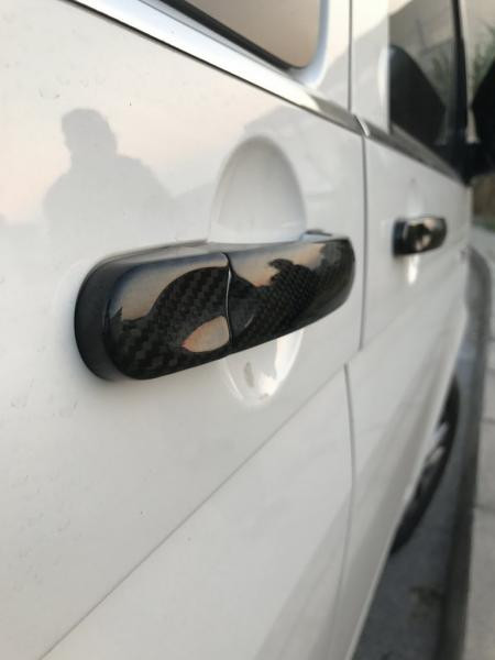 Купить Накладки на ручки (натуральный карбон) 3 ручки для Volkswagen T6