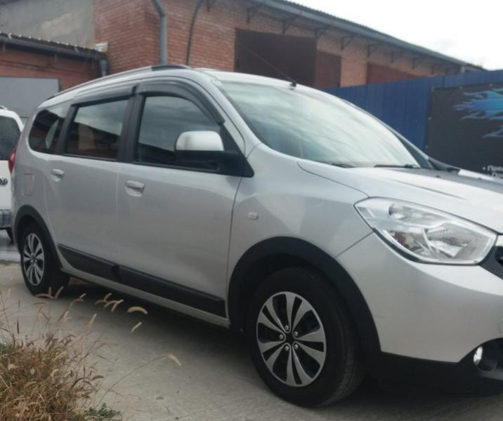 Купити Накладки на арки (4 шт, чорні) для Renault Lodgy 2013-2022 рр