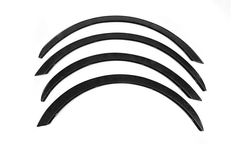 Купить Накладки на арки (4 шт, черные) для Fiat Punto Grande/EVO 2006-2018 гг