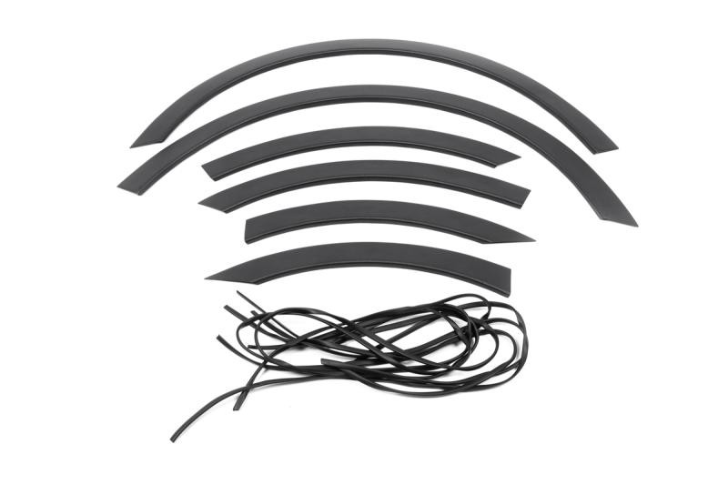 Купити Накладки на арки (6 шт, чорні) для Ford Custom 2013-2022 рр