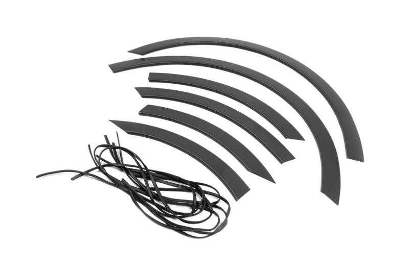 Купити Накладки на арки (6 шт, чорні) для Ford Custom 2013-2022 рр