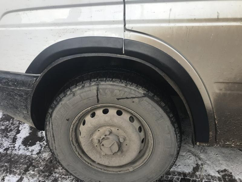 Купити Накладки на арки (6 шт, чорні) для Volkswagen LT 1995-2006 рр