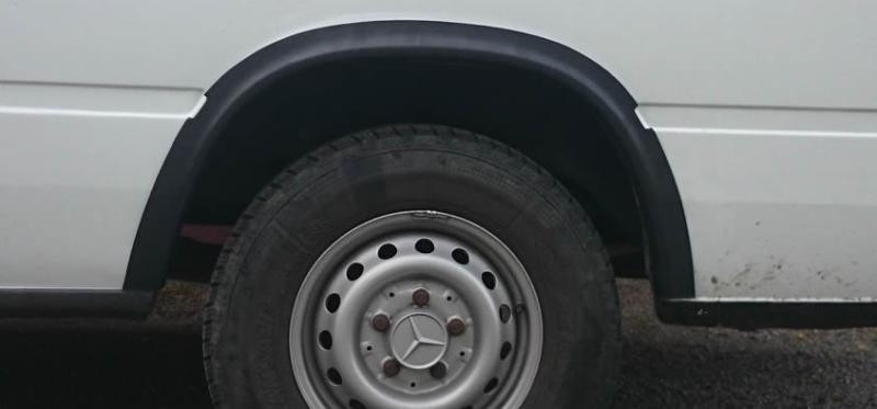 Купити Накладки на арки (6 шт, чорні) для Volkswagen LT 1995-2006 рр