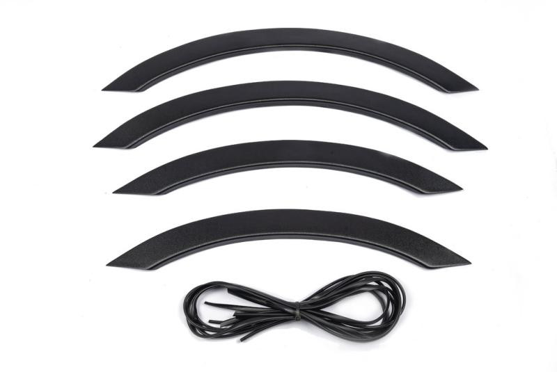 Купити Накладки на арки вузькі (4 шт, чорні) для Volkswagen Crafter 2006-2016 рр