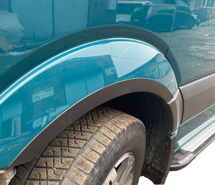 Купити Накладки на арки вузькі (4 шт, чорні) для Volkswagen Crafter 2006-2016 рр